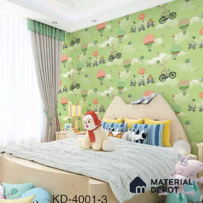 KD4001-3 | 10 Meter x 21 Inches Patterned Look Wallpaper - 57.41 Sq. Ft. | Minimum 15% wastage during installation