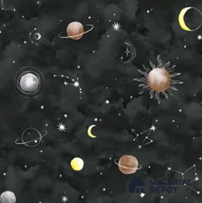 KD4011-4 | 10 Meter x 21 Inches Space Look Wallpaper - 57.41 Sq. Ft. | Minimum 15% wastage during installation