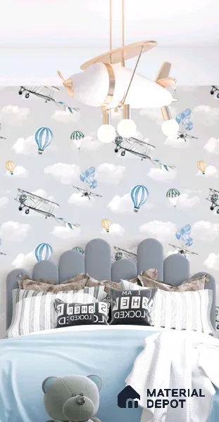 KD4012-4 | 10 Meter x 21 Inches Patterned Look Wallpaper - 57.41 Sq. Ft. | Minimum 15% wastage during installation