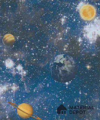 KD4015-2 | 10 Meter x 21 Inches Space Look Wallpaper - 57.41 Sq. Ft. | Minimum 15% wastage during installation