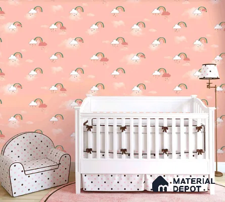 KD4030-1 | 10 Meter x 21 Inches Patterned Look Wallpaper - 57.41 Sq. Ft. | Minimum 15% wastage during installation