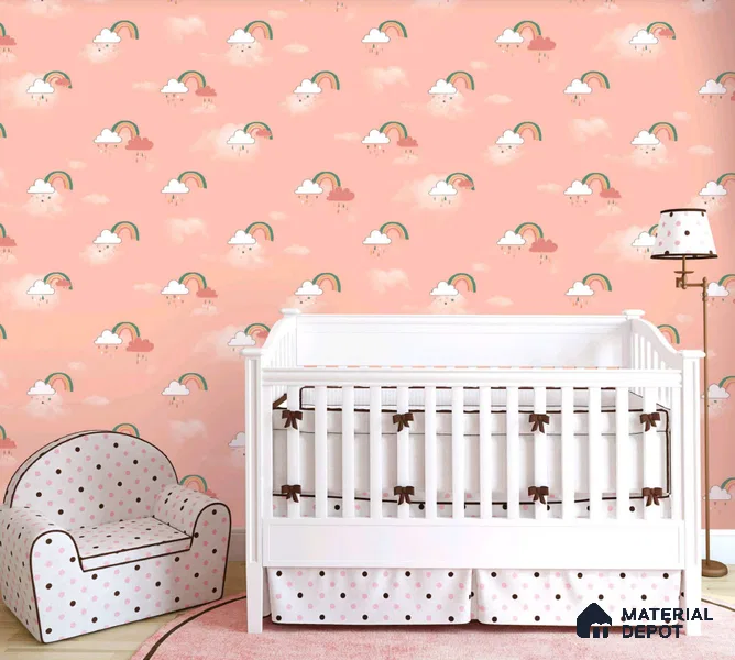 KD4030-1 | 10 Meter x 21 Inches Patterned Look Wallpaper - 57.41 Sq. Ft. | Minimum 15% wastage during installation
