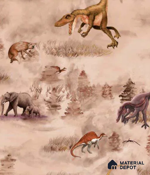 KD4080-5 | 10 Meter x 21 Inches Animal Print Look Wallpaper - 57.41 Sq. Ft. | Minimum 15% wastage during installation