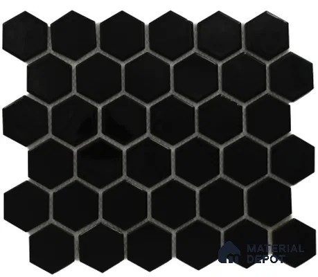 Subway Mosaic Wall Tile TL 05284 I Hexa Mosaico Marmo Oxido 325.2 x 325.2 mm (Chip Size - 51.2x59.12 mm) Ceramic Glossy Finish - 8 mm | Suitable for Bathroom,Kitchen,Swimming Pool,Accent / Feature Walls (Sample)