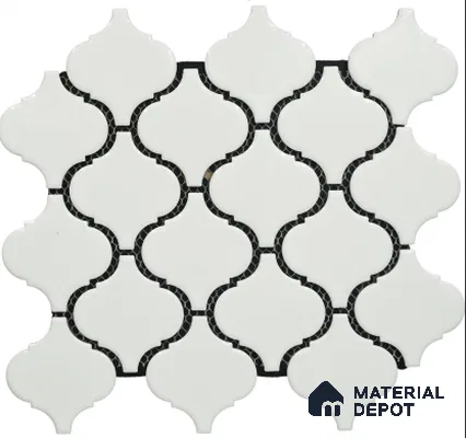 Subway Mosaic Wall Tile TL 05285 Lantern Beacon Bright 242 x 242 mm (Chip Size - 74x78 mm) Ceramic Glossy Finish - 8 mm | Suitable for Bathroom,Kitchen,Swimming Pool,Accent / Feature Walls (Sample)