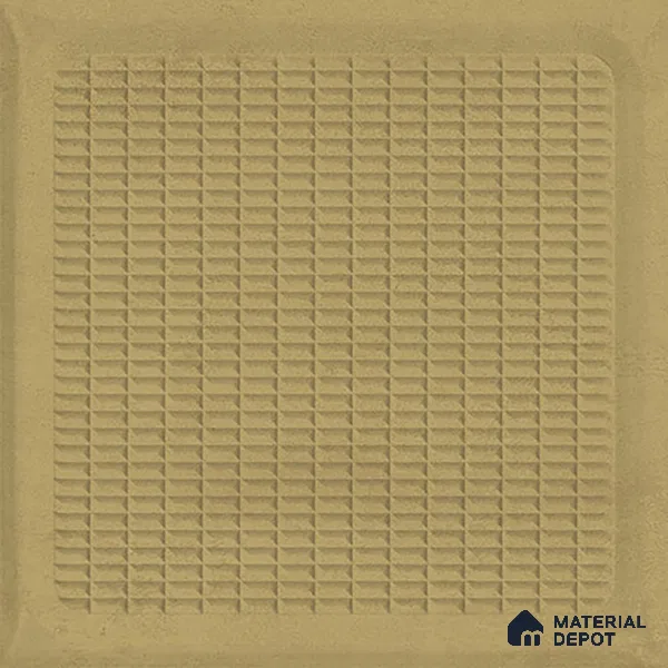 TL 03723 C Khakhi 03 | 200x200 mm Glossy Finish Ceramic Wall Pattern 3 Subway Tile - 10 mm (Sample)