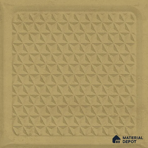 TL 03723 E Khakhi 05 | 200x200 mm Glossy Finish Ceramic Wall Pattern 5 Subway Tile - 10 mm (Sample)