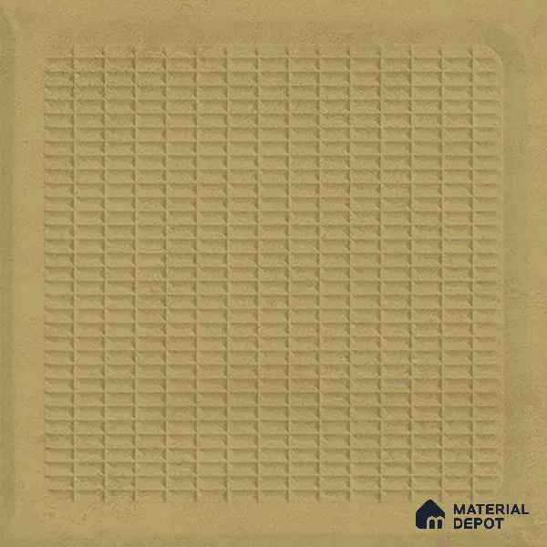 TL 03723 Khakhi 01 | 200x200 mm Glossy Finish Ceramic Wall Pattern 1 Subway Tile - 10 mm (Sample)