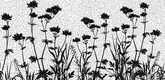 Floral Digital Wall Tile TL 05406 G Botanica Grass Decor 2 ft x 1 ft Ceramic Glossy Finish - 9 mm | Suitable For Living Room, Dining & Bathroom Walls | Image 1