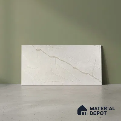 Kitchen Wall Tile TL 05394 C Bistro Aura Grey Light 2 ft x 1 ft Ceramic Matte Finish - 9 mm | Suitable For Kitchen, Bathroom Walls and Backsplashes (Sample)