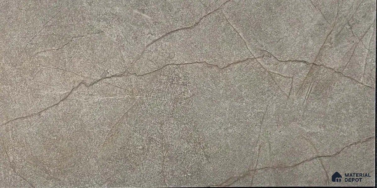 Kitchen Wall Tile TL 05394 Bistro Aura Grey Dark 2 ft x 1 ft Ceramic Matte Finish - 9 mm | Suitable For Kitchen, Bathroom Walls and Backsplashes (Sample)