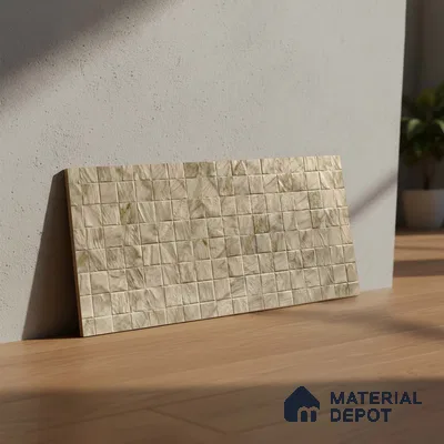 Kitchen Wall Tile TL 05410 B Bistro Bianco White Highlighter 2 ft x 1 ft Ceramic Matte Finish - 9 mm | Suitable For Kitchen, Bathroom Walls and Backsplashes (Sample)