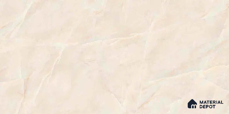 Plain Digital Wall Tile TL 05392 B Regal Marble Crema HL2 2 ft x 1 ft Ceramic Glossy Finish - 9 mm | Suitable For Living Room, Dining & Bathroom Walls