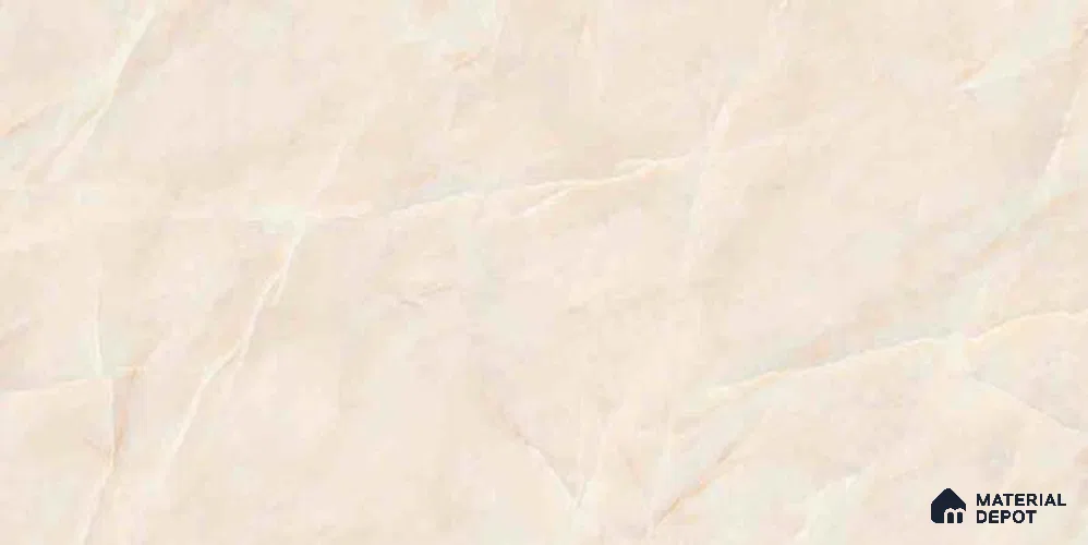 Plain Digital Wall Tile TL 05392 B Regal Marble Crema HL2 2 ft x 1 ft Ceramic Glossy Finish - 9 mm | Suitable For Living Room, Dining & Bathroom Walls