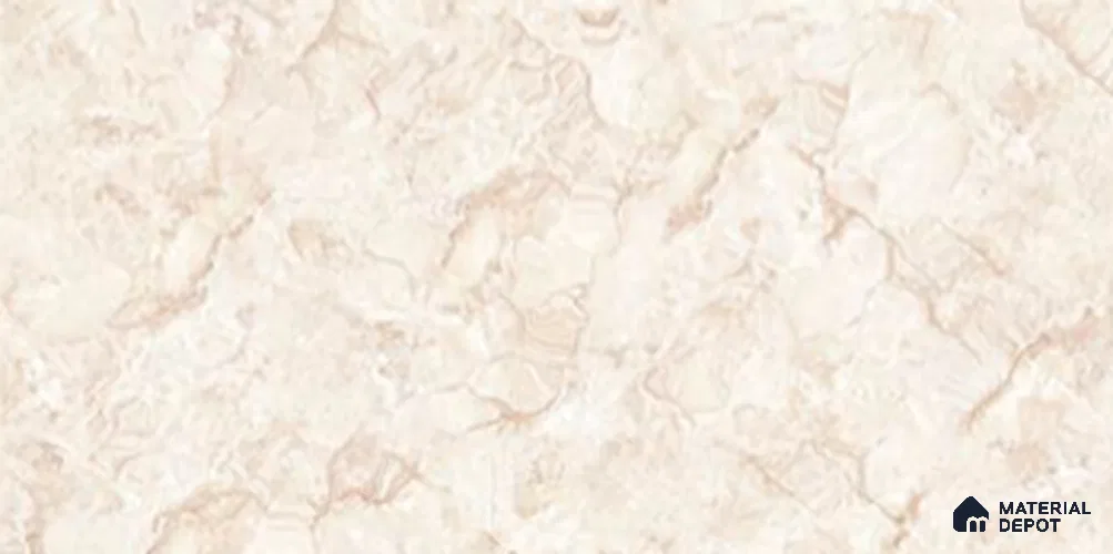 Kitchen Wall Tile TL 05399 F Bistro Cloud Beige Light 2 ft x 1 ft Ceramic Glossy Finish - 9 mm | Suitable For Kitchen, Bathroom Walls and Backsplashes