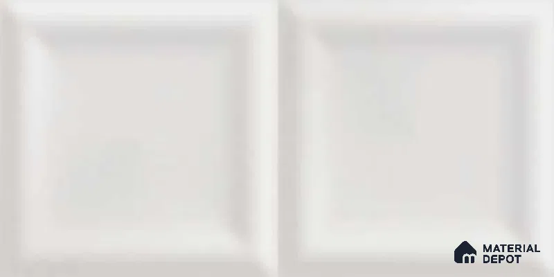 Kitchen Wall Tile TL 05411 Bistro Irish Silver Light 2 ft x 1 ft Ceramic Glossy Finish - 9 mm | Suitable For Kitchen, Bathroom Walls and Backsplashes (Sample)