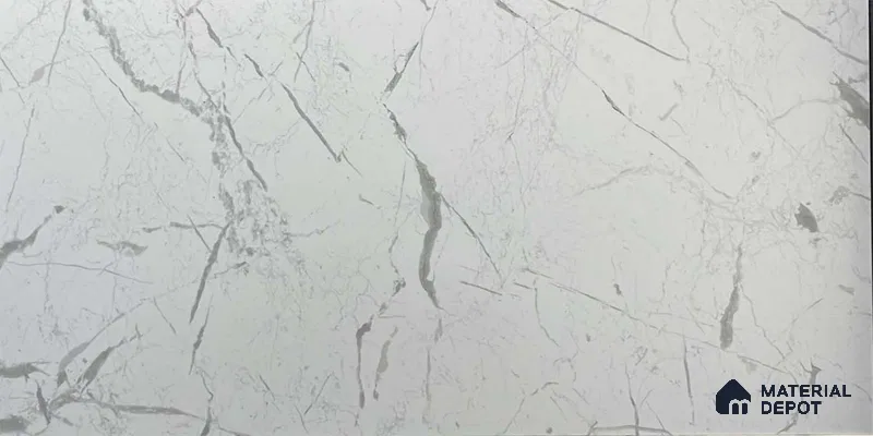 Kitchen Wall Tile TL 05395 B Bistro Marbello White Light 2 ft x 1 ft Ceramic Matte Finish - 9 mm | Suitable For Kitchen, Bathroom Walls and Backsplashes (Sample)