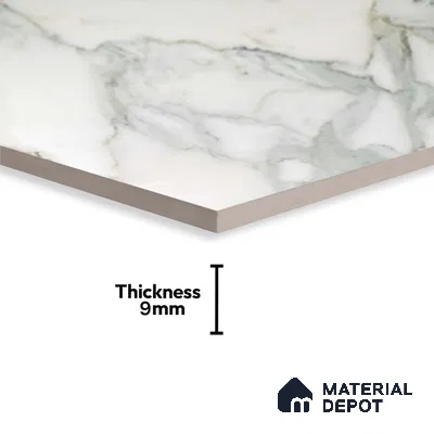 Kitchen Wall Tile TL 05397 B Bistro Noble Satvario Light 2 ft x 1 ft Ceramic Matte Finish - 9 mm | Suitable For Kitchen, Bathroom Walls and Backsplashes (Sample)