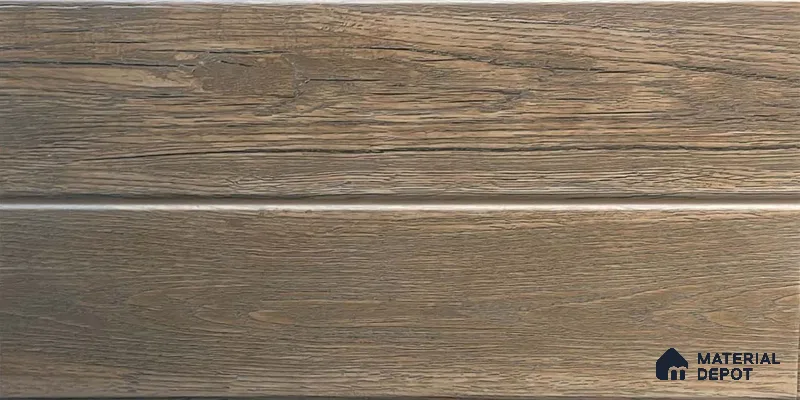 Kitchen Wall Tile TL 05408 Bistro Teak Brown Dark 2 ft x 1 ft Ceramic Matte Finish - 9 mm | Suitable For Kitchen, Bathroom Walls and Backsplashes (Sample)