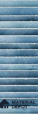 Subway Wall Tile TL 03643 D Snaper Kitkat Blue Ink 12 x 4 inch Ceramic Glossy Finish - 8 mm | 16 Random Design | Suitable for Accent / Feature Walls, Bathroom, Kitchen Wall & Backsplashes