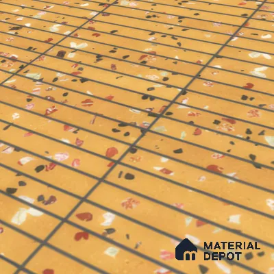 Faux Subway Wall Tile TL 00231 B Kitkat Yellow 1 ft x 1 ft Matte Finish Ceramic Tile - 9 mm | Suitable For Kitchen, Bathroom, Dining Area | Please Expect a Slight Variation of Pattern