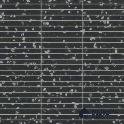 Faux Subway Wall Tile TL 00231 D Kitkat Black 1 ft x 1 ft Matte Finish Ceramic Tile - 9 mm | Suitable For Kitchen, Bathroom, Dining Area | Please Expect a Slight Variation of Pattern