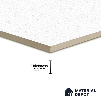 Faux Subway Wall Tile TL 05004 B Cinthia Kitkat Terrazo White 1 ft x 1 ft Ceramic Matte Finish - 9.5 mm | Suitable for Highlighter Walls, Foyer, Bathroom, Kitchen Wall & Backsplashes | Please Expect a Slight Variation of Pattern (Sample)