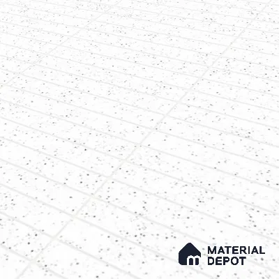 Faux Subway Wall Tile TL 05004 B Cinthia Kitkat Terrazo White 1 ft x 1 ft Ceramic Matte Finish - 9.5 mm | Suitable for Highlighter Walls, Foyer, Bathroom, Kitchen Wall & Backsplashes | Please Expect a Slight Variation of Pattern (Sample)