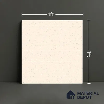 Faux Subway Wall Tile TL 05004 C Cinthia Kitkat Bisque Crema 1 ft x 1 ft Ceramic Matte Finish - 9.5 mm | Suitable for Highlighter Walls, Foyer, Bathroom, Kitchen Wall & Backsplashes (Sample)