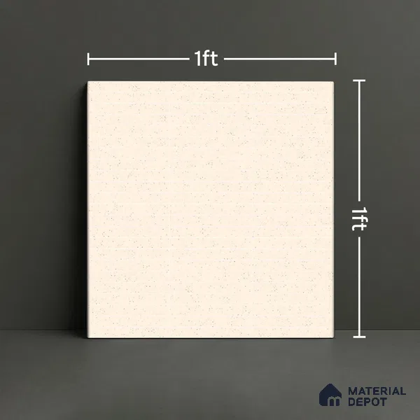 Faux Subway Wall Tile TL 05004 C Cinthia Kitkat Bisque Crema 1 ft x 1 ft Ceramic Matte Finish - 9.5 mm | Suitable for Highlighter Walls, Foyer, Bathroom, Kitchen Wall & Backsplashes (Sample)