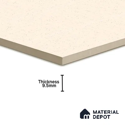 Faux Subway Wall Tile TL 05004 C Cinthia Kitkat Bisque Crema 1 ft x 1 ft Ceramic Matte Finish - 9.5 mm | Suitable for Highlighter Walls, Foyer, Bathroom, Kitchen Wall & Backsplashes (Sample)