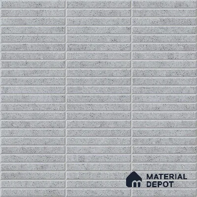 Faux Subway Wall Tile TL 05004 D Cinthia Kitkat Ashen Haze 1 ft x 1 ft Ceramic Matte Finish - 9.5 mm | Suitable for Highlighter Walls, Foyer, Bathroom, Kitchen Wall & Backsplashes | Please Expect a Slight Variation of Pattern (Sample)