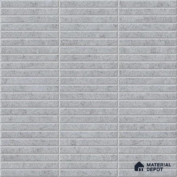 Faux Subway Wall Tile TL 05004 D Cinthia Kitkat Ashen Haze 1 ft x 1 ft Ceramic Matte Finish - 9.5 mm | Suitable for Highlighter Walls, Foyer, Bathroom, Kitchen Wall & Backsplashes | Please Expect a Slight Variation of Pattern (Sample)