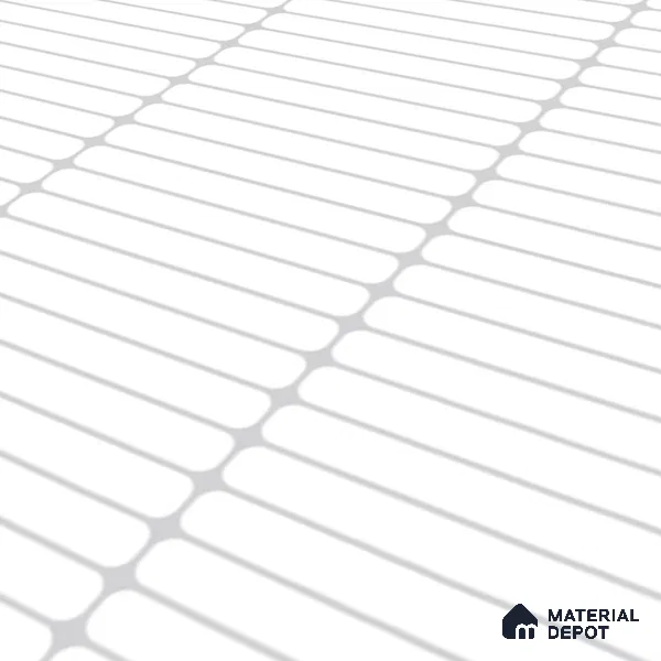 Faux Subway Wall Tile TL 05004 Cinthia Kitkat Moon White 1 ft x 1 ft Ceramic Glossy Finish - 9.5 mm | Suitable for Highlighter Walls, Foyer, Bathroom, Kitchen Wall & Backsplashes | Please Expect a Slight Variation of Pattern
