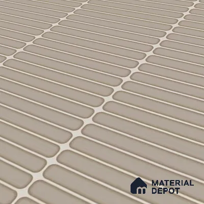 Faux Subway Wall Tile TL 05004 I Cinthia Kitkat Bohemian 1 ft x 1 ft Ceramic Glossy Finish - 9.5 mm | Suitable for Highlighter Walls, Foyer, Bathroom, Kitchen Wall & Backsplashes | Please Expect a Slight Variation of Pattern (Sample)