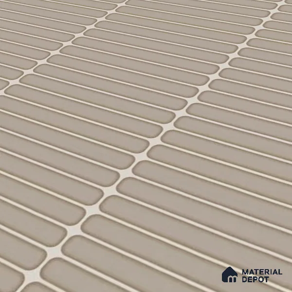Faux Subway Wall Tile TL 05004 I Cinthia Kitkat Bohemian 1 ft x 1 ft Ceramic Glossy Finish - 9.5 mm | Suitable for Highlighter Walls, Foyer, Bathroom, Kitchen Wall & Backsplashes | Please Expect a Slight Variation of Pattern (Sample)
