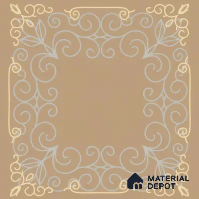 Kitchen Wall Tile TL 00210 A Light Coffee Brown 1 ft x 1 ft Matte Finish Ceramic Tile - 9 mm | Suitable For Kitchen Backsplash | Please Expect a Slight Variation of Pattern