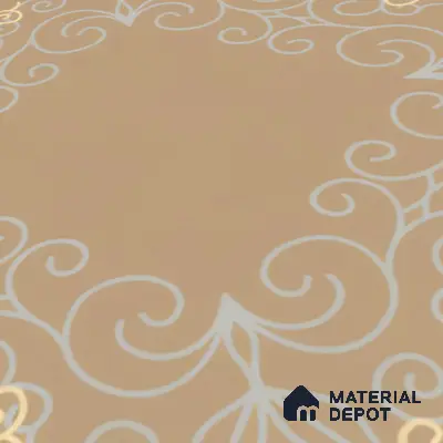 Kitchen Wall Tile TL 00210 A Light Coffee Brown 1 ft x 1 ft Matte Finish Ceramic Tile - 9 mm | Suitable For Kitchen Backsplash | Please Expect a Slight Variation of Pattern