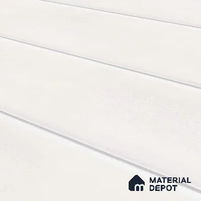 Kitchen Wall Tile TL 00209 A Light White 1 ft x 1 ft Matte Finish Ceramic Tile - 9 mm | Suitable For Kitchen Backsplash, Bathroom| Please Expect a Slight Variation of Pattern