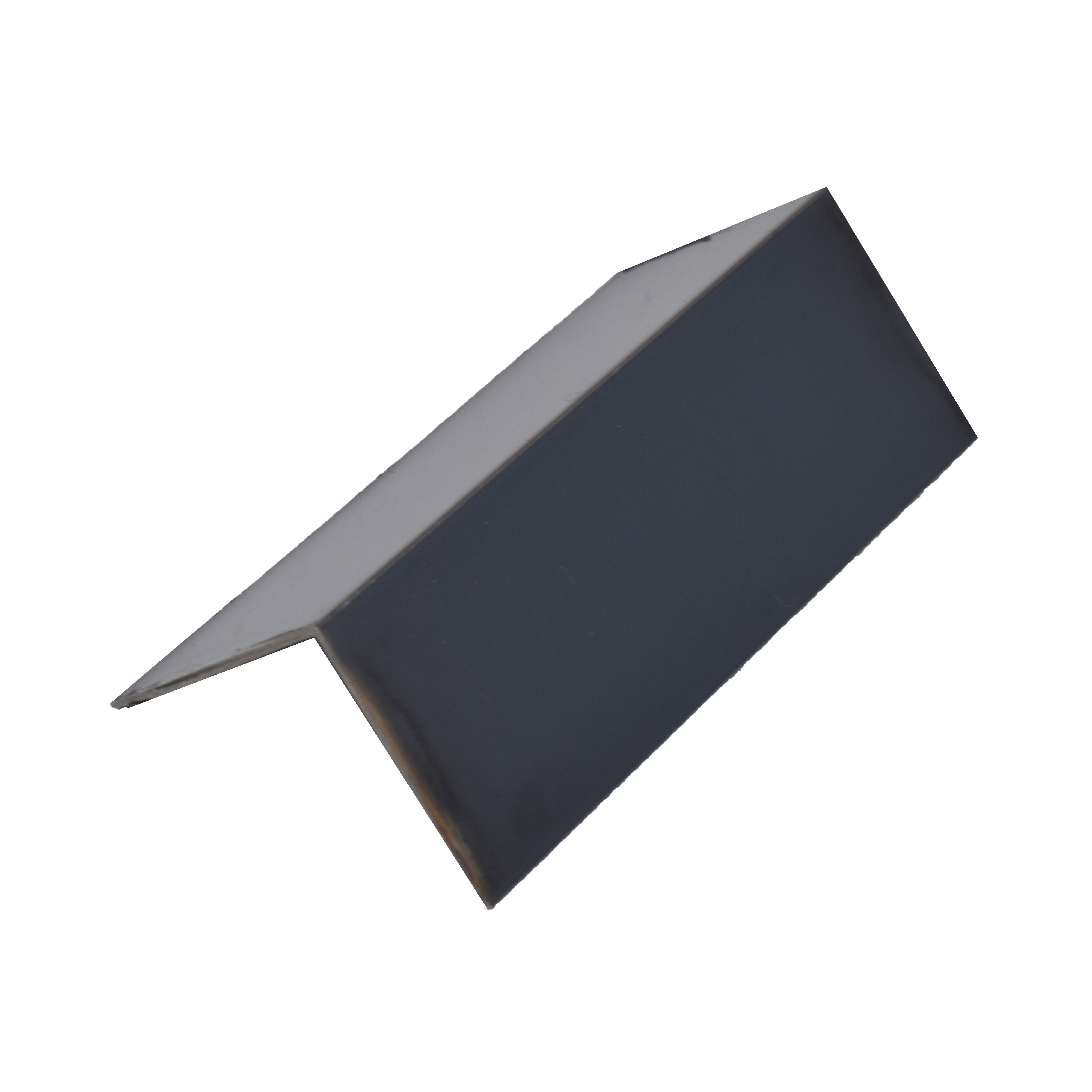 SS 304 L Profile Polish Black Glossy Finish Edgeline PM 00290 M | 10 ft (2.96 mtr) x 20 mm x 0.8 mm | Suitable for Corner Applications | Adhesive Type Installation | Suitable for Floor & Walls
