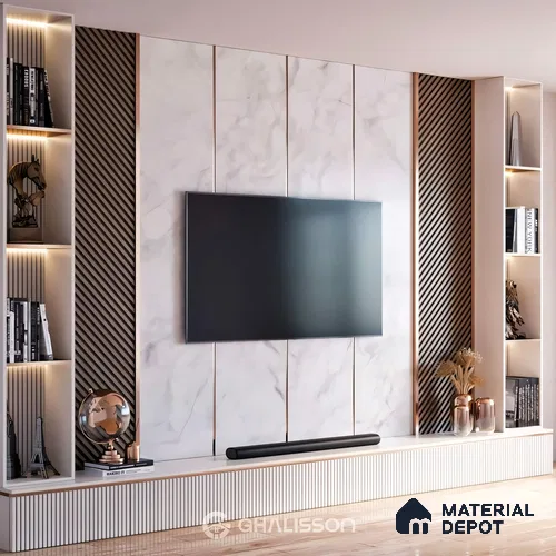 SS 304 L Profile Rose Gold Glossy Finish Edgeline PM 00290 T | 10 ft (2.96 mtr) x 25 mm x 0.8 mm | Suitable for Corner Applications | Adhesive Type Installation | Suitable for Floor & Walls