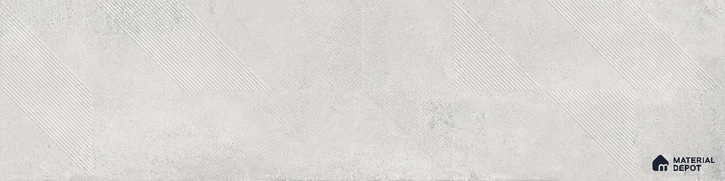 TL 01225 B Lassa Bianco Spiga 1200x300 mm GVT Abstract Look Tile (Sample)