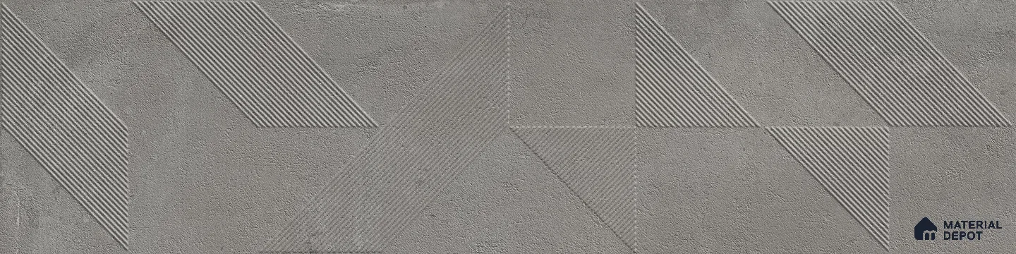 TL 01226 B Lassa Steel Spiga 1200x300 mm GVT Abstract Look Tile - 9 mm