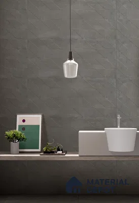 TL 01226 B Lassa Steel Spiga 1200x300 mm GVT Abstract Look Tile - 9 mm