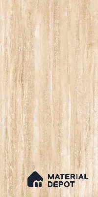 TL 04455 Latin Travertine Grande 1200 x 600 mm Digital Punch Matte Finish Vitrified Tile - 9 mm (Sample)
