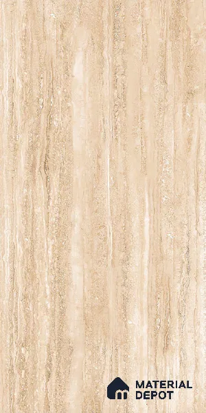 TL 04455 Latin Travertine Grande 1200 x 600 mm Digital Punch Matte Finish Vitrified Tile - 9 mm (Sample)