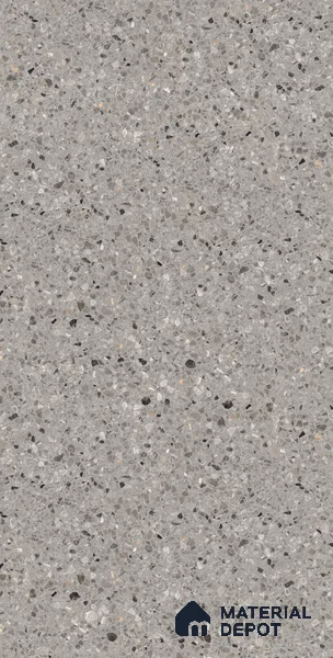 Terrazzo Floor & Wall Tile | TL 00848 Devon Gris | 4 ft x 2 ft Random Face Matte Finish Tile - 9 mm | Suitable For Living Room, Bedroom, Bathroom | Random Designs