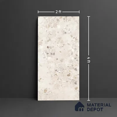 TL 00836 Lavish Ceramics Merkland Bianco Double Carving 1200 x 600 mm Matte Finish Tile | Random Designs