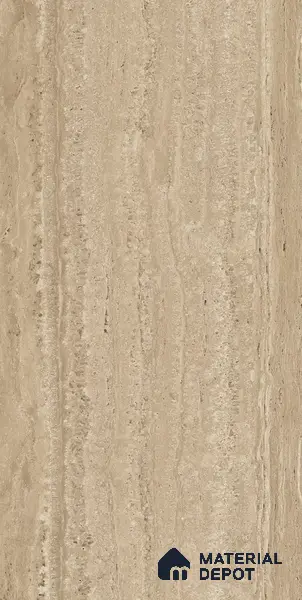 Stone Floor & Wall Tile | TL 00805 Neo Travertino Beige 4 ft x 2 ft Matte Finish Vitrified Tile | Suitable For Living Room, Bedroom, Bathroom