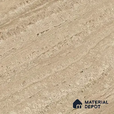 Stone Floor & Wall Tile | TL 00805 Neo Travertino Beige 4 ft x 2 ft Matte Finish Vitrified Tile | Suitable For Living Room, Bedroom, Bathroom